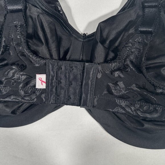 NWT Wacaol‎ [ 42DD US ] Awareness Underwire Bra in Black #6277 - Picture 10 of 13
